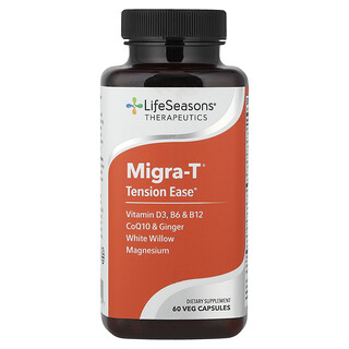 LifeSeasons, Migra-T®, Tension Ease, 60 Kapsul Nabati