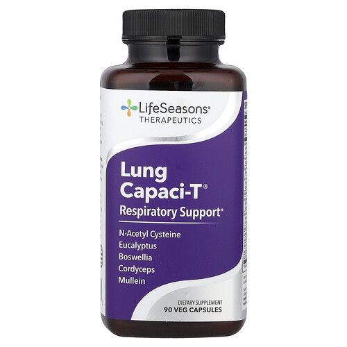 Lifeseasons Lung Capaci-T®, Respiratory Support, 90 Veg Capsules