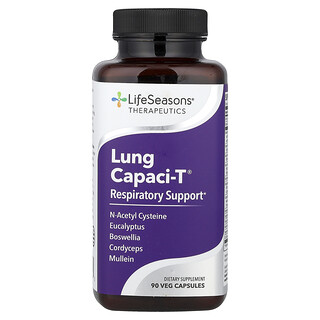 LifeSeasons（ライフシーズンズ）, Lung Capaci-T®、Respiratory Support、ベジカプセル90粒