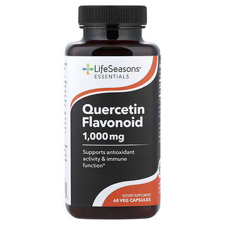 LifeSeasons, Kvercetínový flavonoid, 60 rastlinných kapsúl (500 mg na kapsulu)
