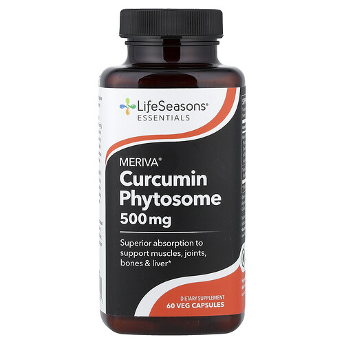 LifeSeasons, Meriva® Curcumin Phytosome, Kurkumin-Phytosom, 60 pflanzliche Kapseln