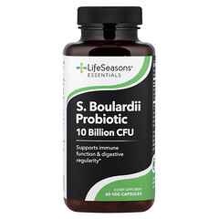 S. Boulardii, продіотик, 60 веганських капсул (250 мг у капсулі)