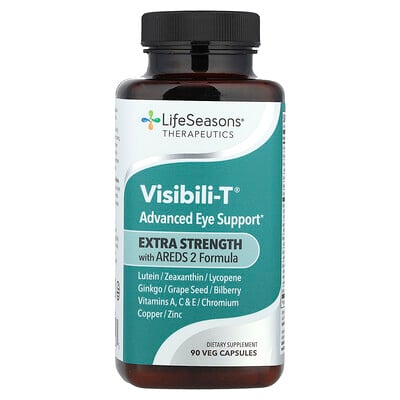 Product Image for LifeSeasons, Therapeutics, Visibili-T With AREDS 2 Formula, 90 Veg Capsules