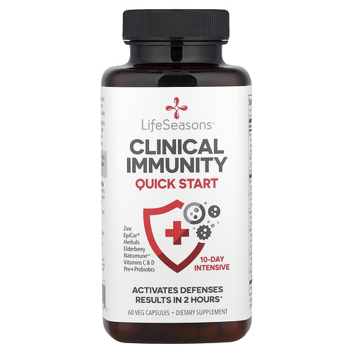 Lifeseasons Clinical Immunity, Quick-Start, 60 Veg Capsules