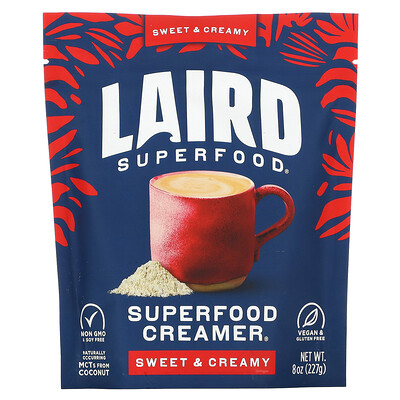

Laird Superfood, Superfood Creamer, Sweet & Creamy, 8 oz (227 g)