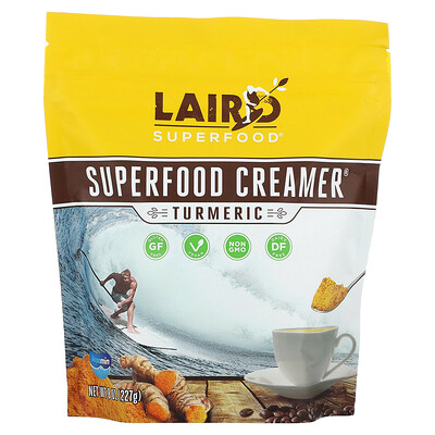 

Laird Superfood, Superfood Creamer, Turmeric, 8 oz (227 g)