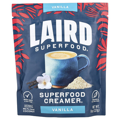 Product Image for Laird Superfood, Superfood Creamer , Vanilla, 8 oz (227 g)