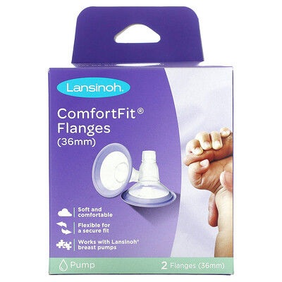 Lansinoh ComfortFit Flanges 36 mm 2 Flanges