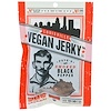 Louisville Vegan Jerky Co, ビーガンジャーキー、 Peteのバーボンスモーク、 ブラックペッパー、 マイルド、 3 オンス (85.05 g)