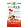 ليلي أوف ذا ديزرت, EcoDrink Naturals, Multivitamin Drink Mix, Fruit Punch, 24 Stick Packs, 0.22 oz (6.3 g) Each