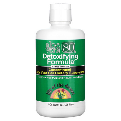 

Lily of the Desert, Aloe Vera 80, Detoxifying Formula, 32 fl oz (0.95 l)