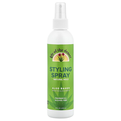 Lily of the Desert, Styling Spray, Natural Hold, Fragrance Free, 8 fl oz (236 ml)
