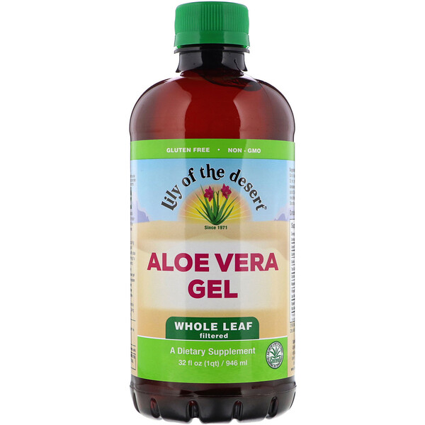Lily of the Desert, Aloe Vera Gel, Whole Leaf Filtered, 32 fl oz (946 ml)