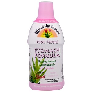 Отзывы о Лили оф де дезерт, Aloe Herbal, Stomach Formula, Mint, 32 fl oz (960 ml)
