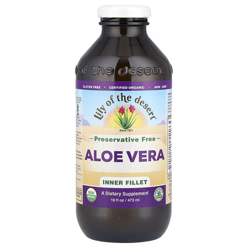 Lily of the Desert, Aloe Vera Juice, Inner Fillet, Preservative Free, 16 fl oz (473 ml)