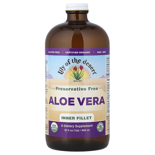 Lily of the Desert, Aloe Vera Juice, Inner Fillet, Preservative Free, 32 fl oz (946 ml)