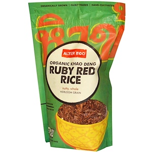Отзывы о Алтер Эго, Organic Khao Deng, Ruby Red Rice, 16 oz (454 g)