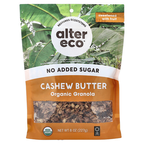 Alter Eco Organic Granola, Cashew Butter, 8 oz (227 g)