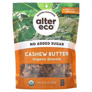 Alter Eco, Granola Orgânica, Manteiga de Castanha-de-Caju, 227 g (8 oz)