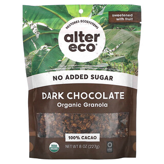 Alter Eco, Organiczna granola, gorzka czekolada, 227 g