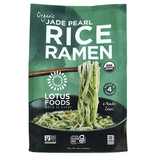 Lotus Foods, Organic Jade Pearl Rice Ramen™, 4 Noodle Cakes, 10 oz (283 g)