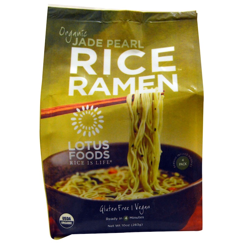 Lotus Foods Gourmet Organic Jade Pearl Rice Ramen Noodles, 10 Ounce ...