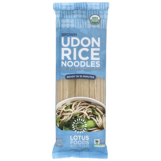 Lotus Foods, Brown Udon Rice Noodles, 8 oz (227 g)