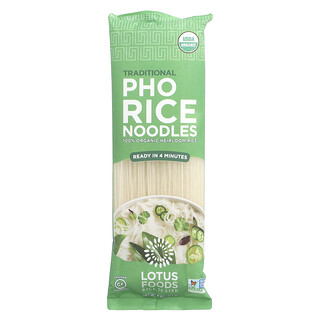 Lotus Foods, Fideos de arroz pho tradicionales, 227 g (8 oz)