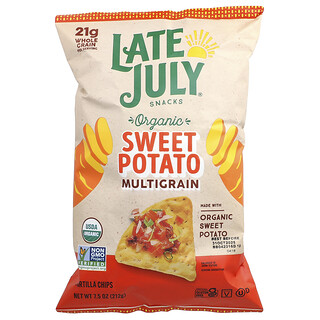 Late July, Chips de tortilla multigrano, Batata`` 212 g (7,5 oz)