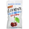 Luden's, Леденцы с пектином / успокаивающее средство для полости рта, без сахара, дикая вишня, 25 леденцов для горла