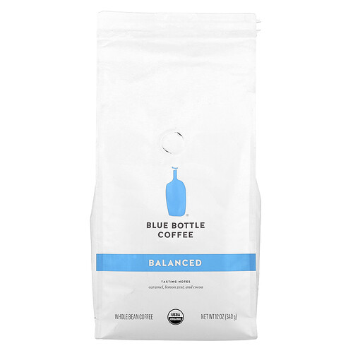 Blue Bottle Coffee Coffee, Whole Bean, Balanced, 12 oz (340 g)