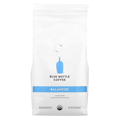 Blue Bottle Coffee, Café, Grano entero, Equilibrado, 340 g (12 oz)