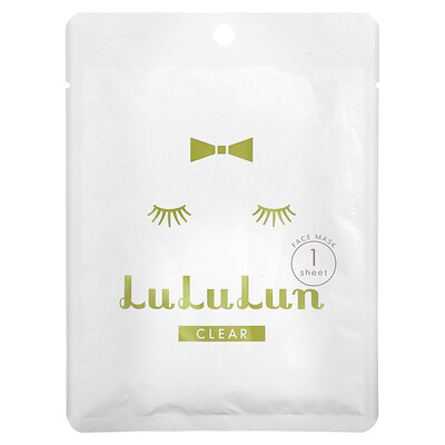 

Lululun Beauty Face Mask Clear White 5F 1 Sheet 0.74 fl oz (22 ml)