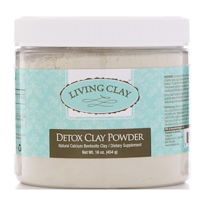 Отзывы о Living Clay, Detox Clay Powder, 16 oz (454 g)