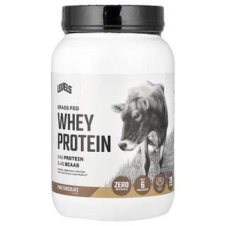 Levels, Grass Fed Whey Protein Powder, Pure Chocolate, 2 lb (907 g)
