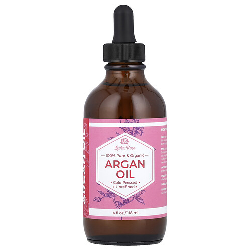 Leven Rose, 100% Pure & Organic, Arganöl, 118 ml (4 fl. oz.)