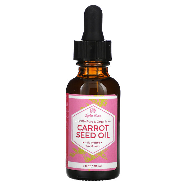 100% Pure & Organic, Carrot Seed Oil, 1 fl oz (30 ml)