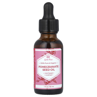 Leven Rose, 100% Pure & Organic, Pomegranate Seed Oil, 1 fl oz (30 ml)