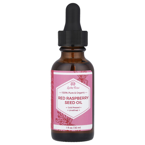 Leven Rose, 100% Pure & Organic, Red Raspberry Seed Oil, 1 fl oz (30 ml)