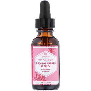 Отзывы о Leven Rose, 100% Pure & Organic, Red Raspberry Seed Oil, 1 fl oz (30 ml)