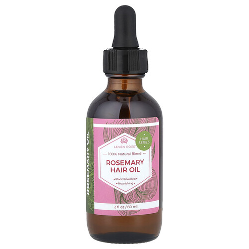 Leven Rose Rosemary Hair Oil , 2 fl oz (60 ml)