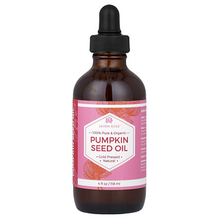 Leven Rose, Aceite de semilla de calabaza 100 % puro y orgánico, 118 ml (4 oz. líq.)
