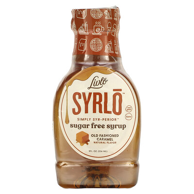 

Livlo Syrlo Sugar Free Syrup Old Fashioned Caramel 8 fl oz (236 ml)