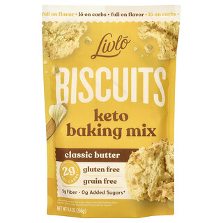 Livlo, Sušienky, keto zmes na pečenie, klasické maslo, 266 g