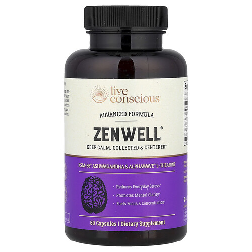 Live Conscious, Zenwell®, 60 Capsules
