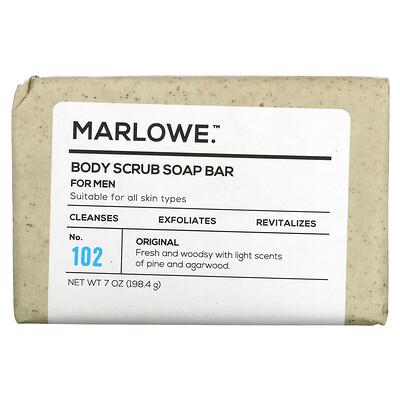 Marlowe Men's, мыло-скраб для тела, № 102, 198,4 г