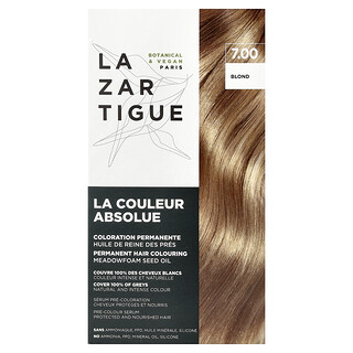 Lazartigue, Colorare permanentă cu extracte botanice, 7,00 blond, 1 aplicare