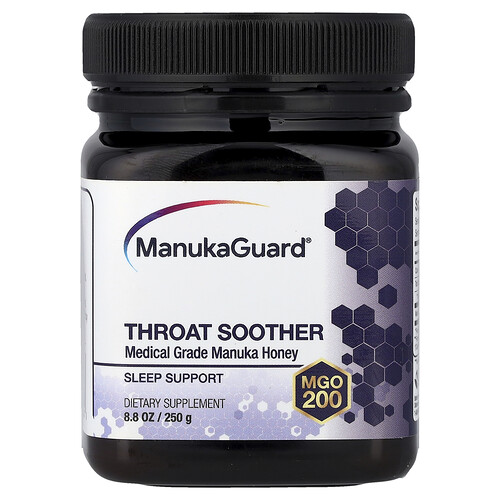 Manukaguard Throat Soother, Manuka Honey, MGO 200, 8.8 oz (250 g)