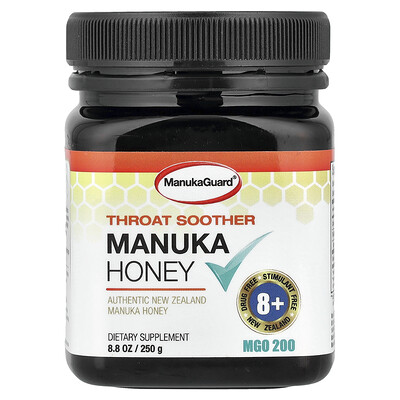 Manukaguard , Throat Soother, Manuka Honey, Mgo 200, 8.8 Oz (250 G) 8.8Oz