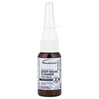 ManukaGuard, Medical Grade Manuka, Deep Nasal Cleanse Nasal Spray, 0.65 fl oz (20 ml)